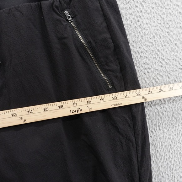 Athleta Trekkie North 23" Crop Jogger Pants Size 18 Black Womens Pull On Active - Picture 7 of 13
